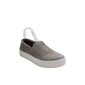 Steve Madden Womens Textured Slip On Lined Shoes Gray Size 9.5
